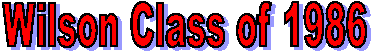 Wilson Class of 1962