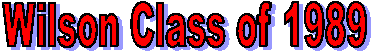 Wilson Class of 1962